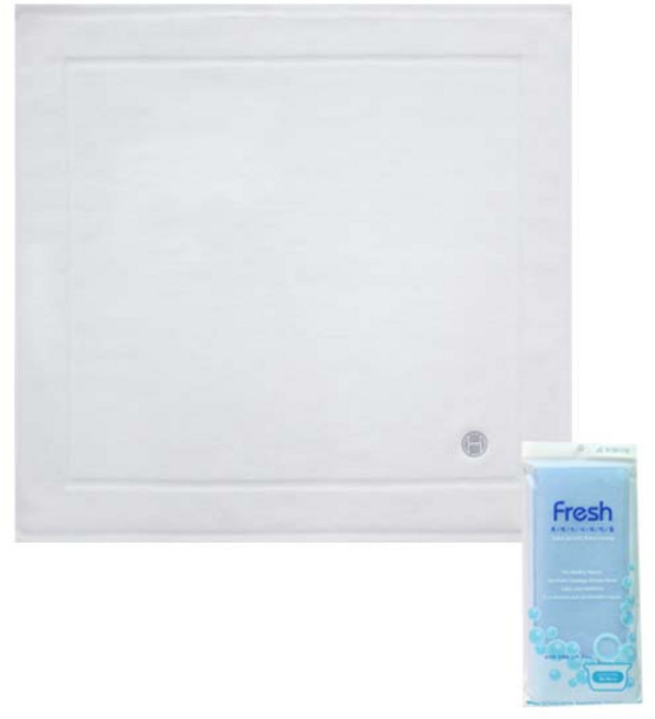 송월타월 호텔컬렉션 심포니 발매트 + 프레시목욕타월 랜덤 발송, 아이보리