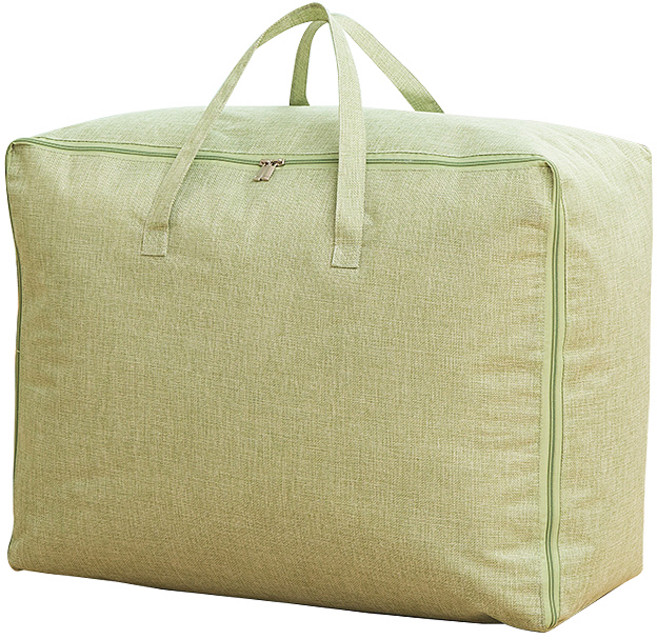 하늬통상 린넨 방수 이불정리함, 그린, 1개