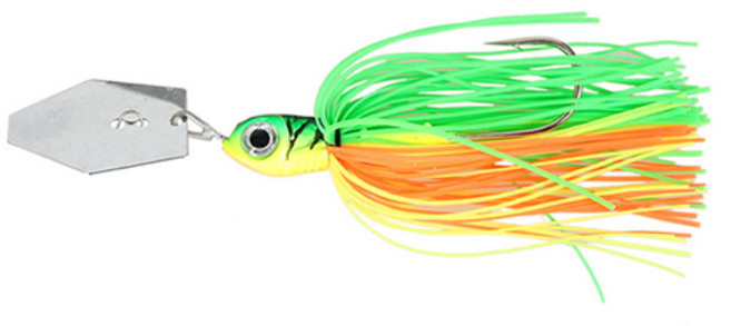 루어팩토리 스파이럴 CHATER 스피너베이트 플라이훅, 핫타이거 + 옐로우, 10.6g, 1개