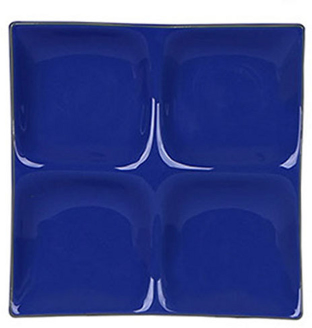 로얄베일 샤롯데 4절나눔접시, 하버블루, 1개