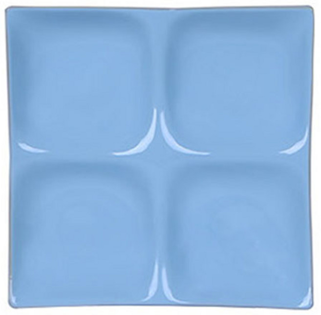 로얄베일 샤롯데 4절나눔접시, 스카이, 1개