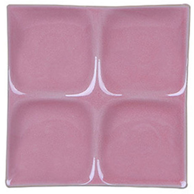로얄베일 샤롯데 4절나눔접시, 핑크, 1개