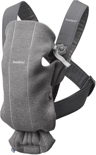 베이비뵨 베이비 캐리어 미니 3D 저지, 다크그레이