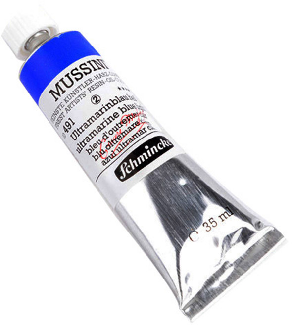 슈미케 무시니 유화물감 S2 491 UltramarineBlueLight, 35ml, 1색