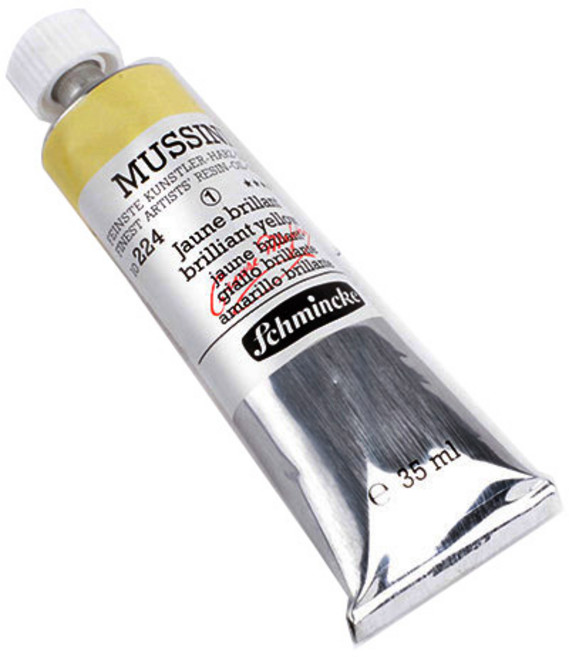 슈미케 무시니 유화물감 S1 224 BrilliantYellow, 35ml, 1색
