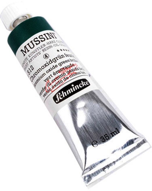 슈미케 무시니 유화물감 S4 512 ChromiumOxideBrilliant, 35ml, 1색