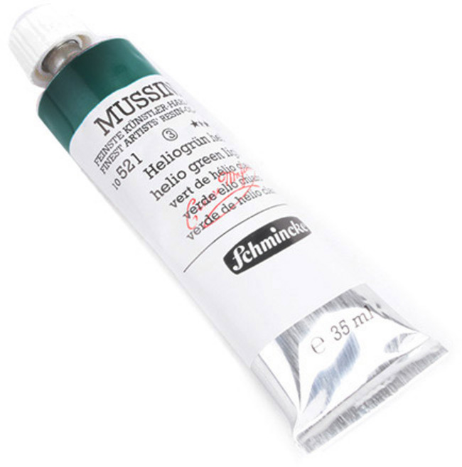 슈미케 무시니 유화물감 S3 521 HelioGreenLight, 35ml, 1색