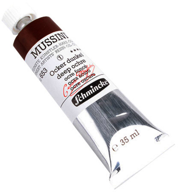 슈미케 무시니 유화물감 S1 653 DeepOchre, 35ml, 1색