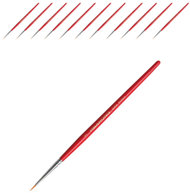 화홍 세필붓 320R, 1호, 12개