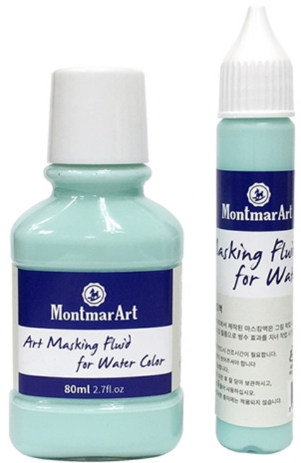 몽마르아트 마스킹액 세트 연녹색 80ml + 25ml, 1세트