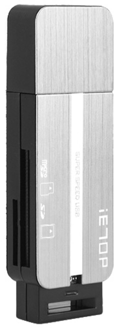 이탑 USB3.0 멀티카드리더기, C3-03, 실버, 1