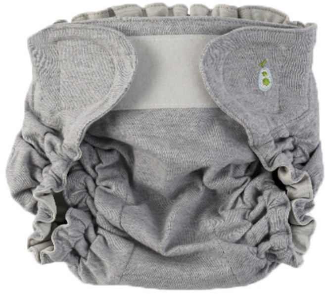 밤부베베 순한대나무 안심 천기저귀 커버 L, 그레이, 1개
