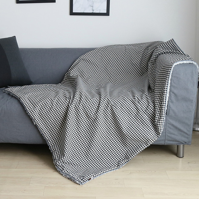 까사베르데 미니체크 무릎담요
