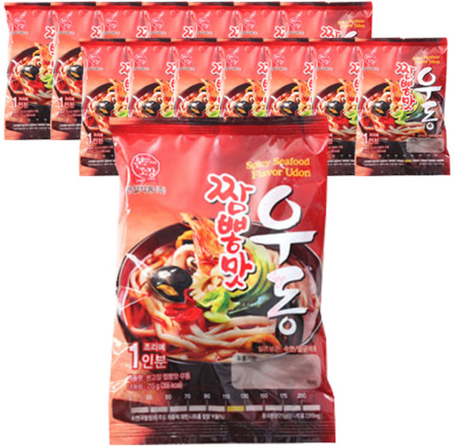 한일본고장 짬뽕맛 우동, 15개입, 215g