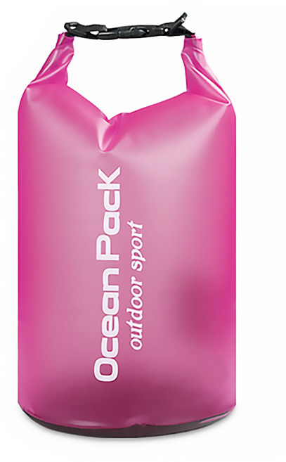 알럽핏 아웃도어 스포츠 방수 팩 백 10L, 로즈레드