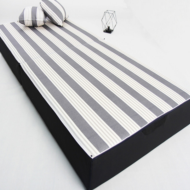 매직베드 메모리폼 가방형 2단 접이식 폴더베드, 라인