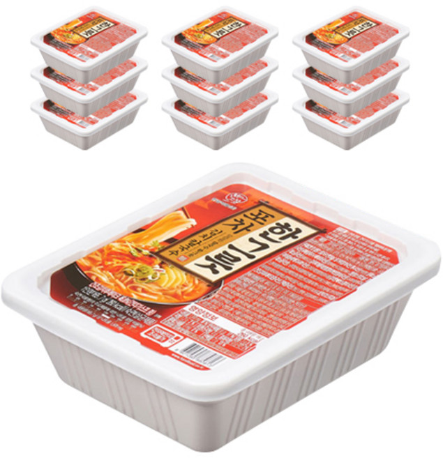 한일본고장 포차한그릇 김치칼국수, 166g, 10개입