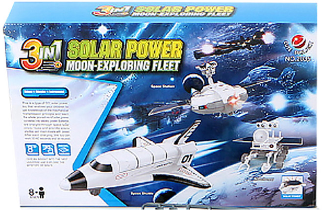 빅드림 스팀 과학교구 3in1 태양광 달탐험 우주선 만들기, 1세트