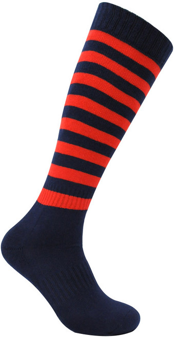 나인 스포츠 스트라이프 야구 스타킹 양말, C-01, 1개