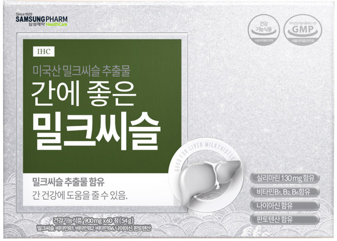 삼성제약 간에좋은 밀크씨슬, 1개, 60정