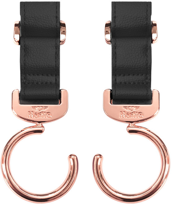 마니또 스타일러 유모차 걸이 고정형, 핑크골드 + 블랙, 2개