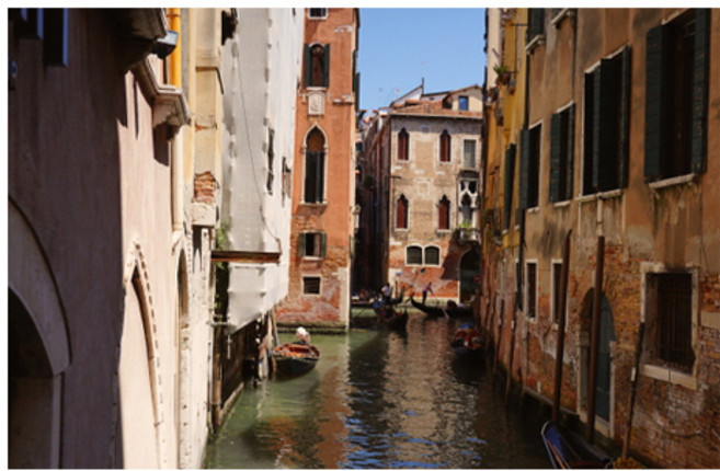 UVDS 주방아트보드 베네치아의 골목, 1개