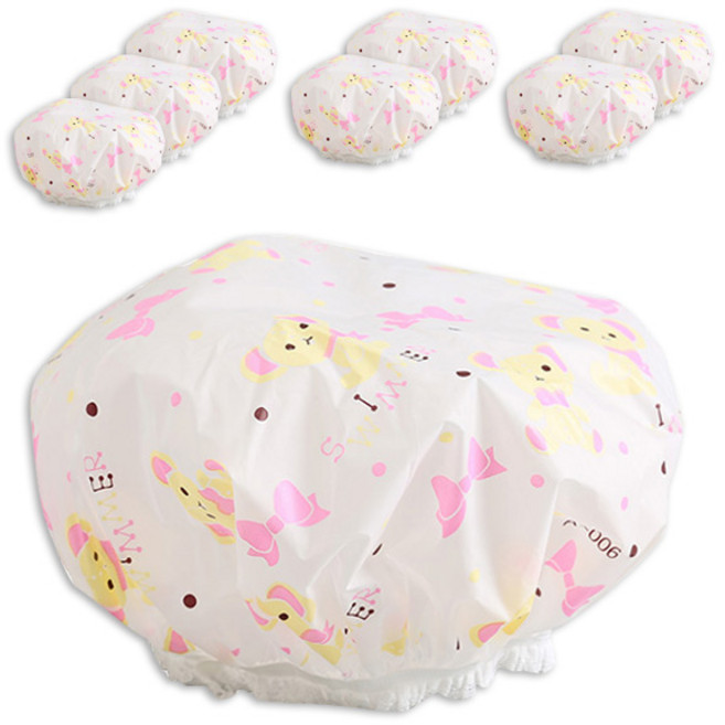 비케이 심플 헤어캡, 노랑곰, 8개