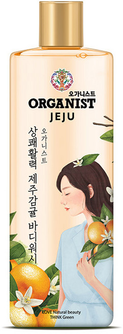 오가니스트 상쾌활력 제주감귤 바디워시, 1개