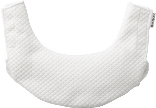 베이비뵨 2018 베이비 캐리어 원 전용 침받이 겸용 턱받이, 화이트, 1개