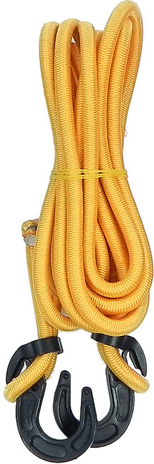 한림리빙 후크선장 탄성로프, 옐로우, 1개