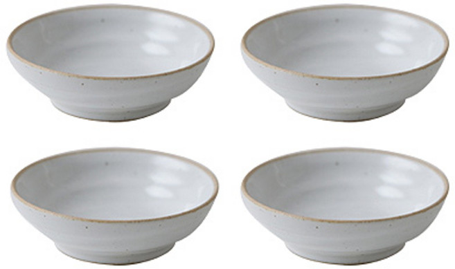 에라토 봄빛 찬기 1호 KD-0621A, 흰색, 4개입