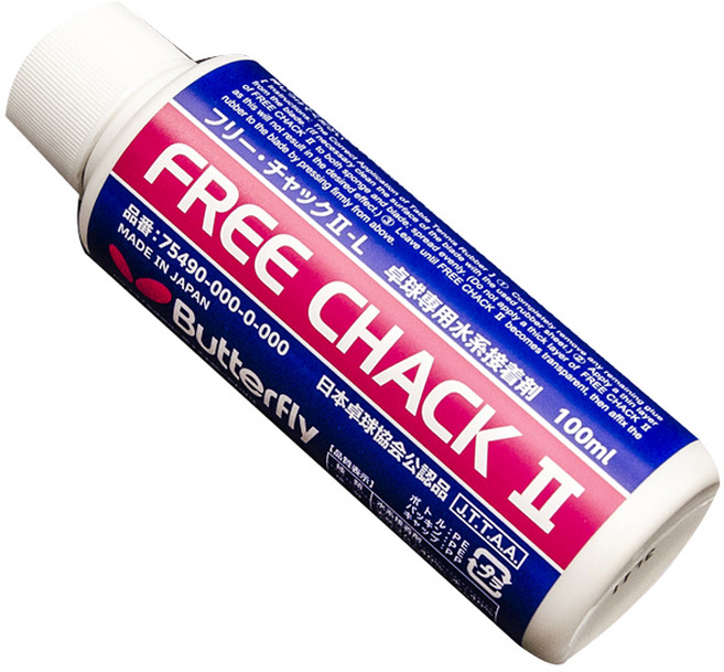 버터플라이 프리책 2 탁구 러버 접착제, 100ml, 1개