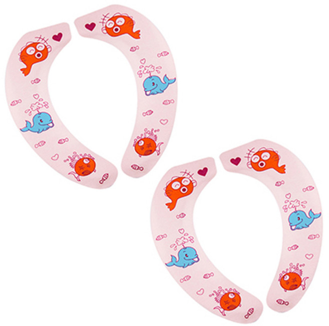 블럭마트 욕실 심플 변기시트, 랜덤 발송, 2개