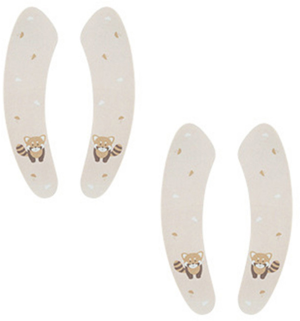 블럭마트 욕실 변기시트, 너구리, 2개