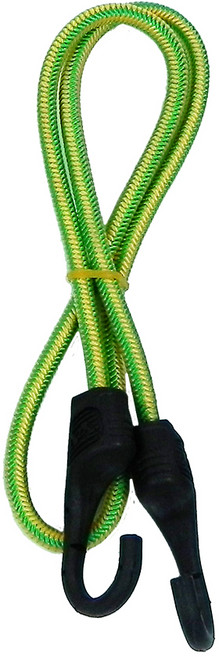후크 일체형 탄성로프, 그린 + 옐로우