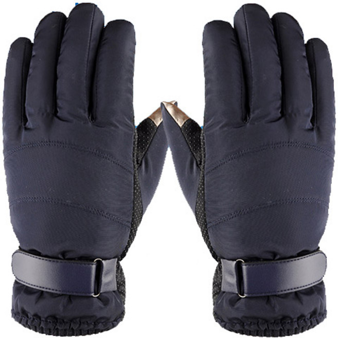 앤티스 프리미엄 터치 라이더 방한 장갑, 네이비