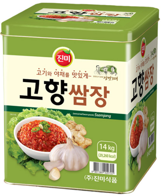 진미 고향쌈장, 14kg, 1개