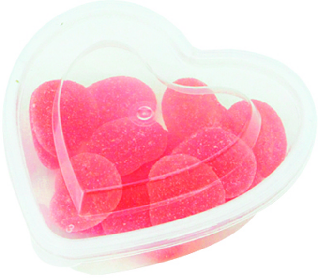 도나앤데코 PP내열 하트소스컵 120ml 9.8 x 9.5 x 3 cm + 뚜껑, 1개, 25세트