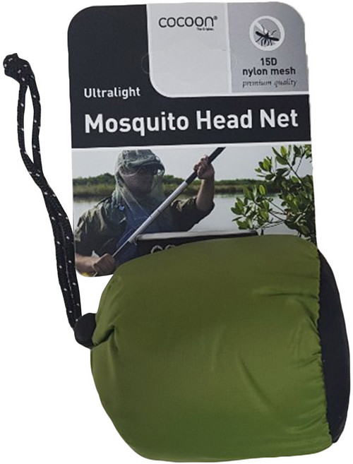 코쿤 휴대용 모자용 쓰는 방충망 울트라라이트 실트 그린, 1개