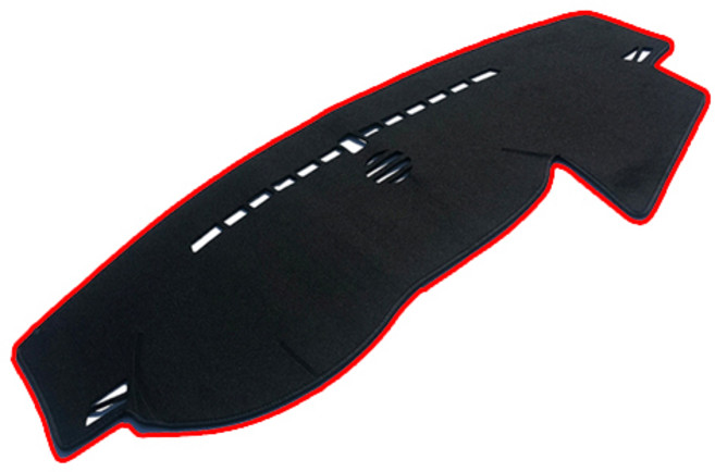 바겐 벨루아 통논슬립 대쉬보드커버 레드스티치, 쉐보레, 임팔라 2014년~(전방추돌 무/센터 무)