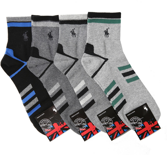 마상격구 남성용 투링글 미니스포츠 양말 32g 4족 혼합세트, 검정 + 중회색 + 쥐색 + 회색, 4개