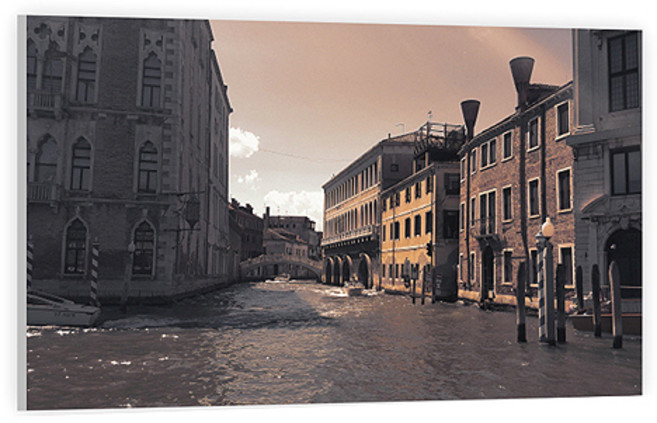 UVDS 해가 저무는 베네치아 주방아트보드, 1개