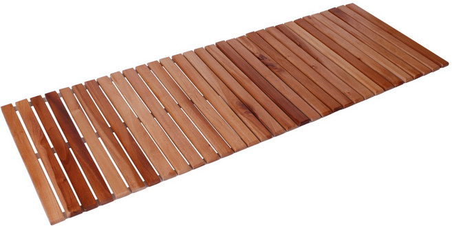 마호가니 롤매트 중 120 x 43 x 0.14 cm, 혼합색상, 1개