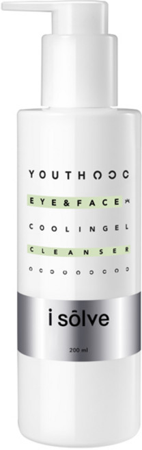 애경 아이솔브 유스 아이앤 페이스 쿨링 젤 클렌저, 200ml, 1개