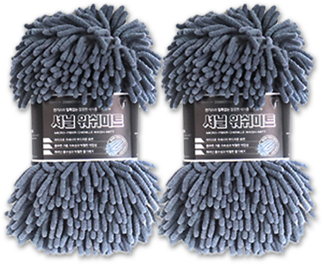 차바치 차량용 셔닐 스펀지, 2개