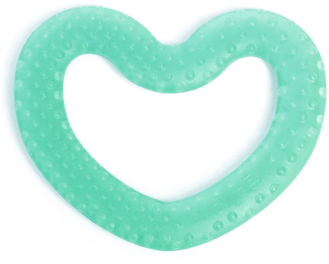 스와비넥스 발렌타인 러브 치발기, 노꼭지, 러브 그린, 1개 - 쿠팡