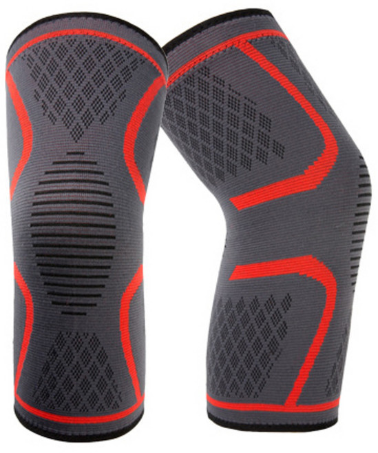 라이프플러스 고급 보온 무릎 밴드 레드 7096, 2개