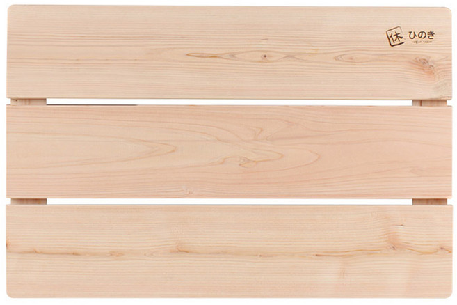 Hue Plus 扁柏木 檜木 原木踏板 55 x 36 cm, 單一顏色, 1個