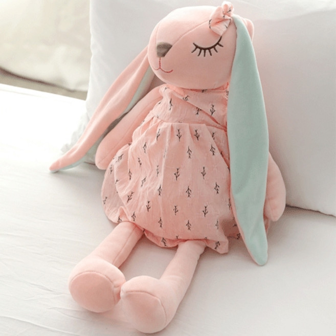 이투라이프 원피스 인형베개 쿠션, 핑크