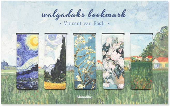 왈가닥스 마그네틱 북마크 5p 세트, 빈센트 반 고흐, 1세트